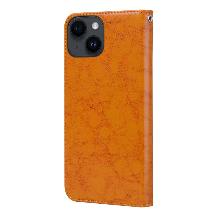 Custodia per telefono in pelle con texture in cera d'olio, For iPhone 14 Plus, For iPhone 14 Pro Max, For iPhone 14 Pro, For iPhone 14, For Honor X7/Play 30 Plus, For Samsung Galaxy M33 5G Global