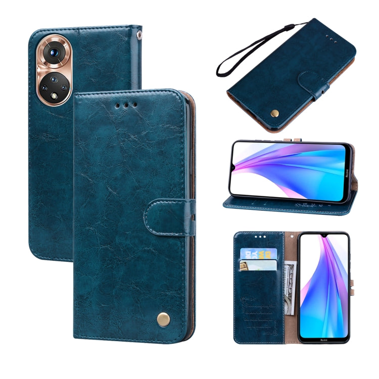 Custodia per telefono in pelle con texture in cera d'olio, For iPhone 14 Plus, For iPhone 14 Pro Max, For iPhone 14 Pro, For iPhone 14, For Honor X7/Play 30 Plus, For Samsung Galaxy M33 5G Global