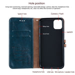 Custodia per telefono in pelle con texture in cera d'olio, For Samsung Galaxy M53, For Samsung Galaxy A73 5G, For Xiaomi Poco M4 Pro 4G, For Xiaomi Poco X4 Pro 5G