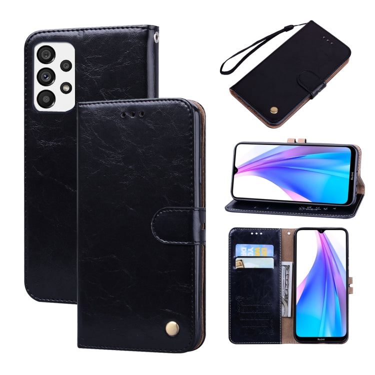Custodia per telefono in pelle con texture in cera d'olio, For Samsung Galaxy M53, For Samsung Galaxy A73 5G, For Xiaomi Poco M4 Pro 4G, For Xiaomi Poco X4 Pro 5G