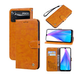 Custodia per telefono in pelle con texture in cera d'olio, For Samsung Galaxy M53, For Samsung Galaxy A73 5G, For Xiaomi Poco M4 Pro 4G, For Xiaomi Poco X4 Pro 5G