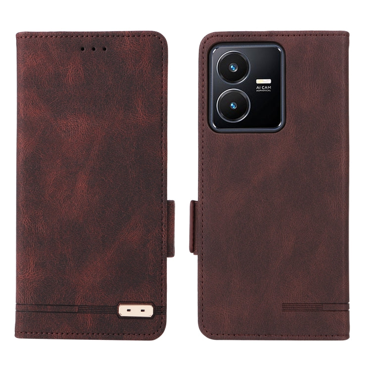 Custodia per telefono in pelle con chiusura magnetica, For vivo Y22s / Y35, For Xiaomi Redmi 10 5G / Note 11E, For Motorola Edge X30 / Edge 30 Pro / Edge+ 2022, For Sharp Aquos Sense 7