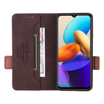 Custodia per telefono in pelle con chiusura magnetica, For vivo Y22s / Y35, For Xiaomi Redmi 10 5G / Note 11E, For Motorola Edge X30 / Edge 30 Pro / Edge+ 2022, For Sharp Aquos Sense 7