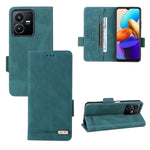 Custodia per telefono in pelle con chiusura magnetica, For vivo Y22s / Y35, For Xiaomi Redmi 10 5G / Note 11E, For Motorola Edge X30 / Edge 30 Pro / Edge+ 2022, For Sharp Aquos Sense 7