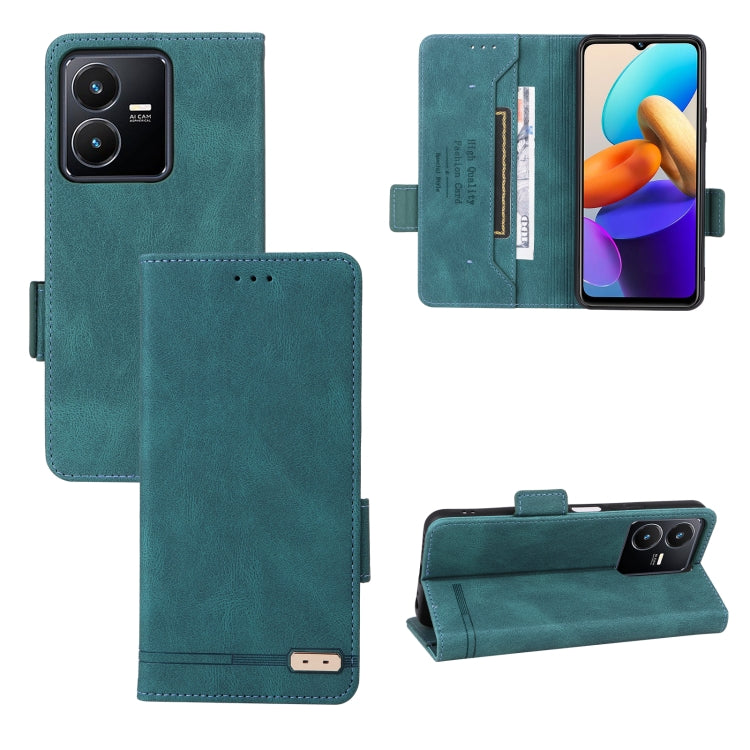 Custodia per telefono in pelle con chiusura magnetica, For vivo Y22s / Y35, For Xiaomi Redmi 10 5G / Note 11E, For Motorola Edge X30 / Edge 30 Pro / Edge+ 2022, For Sharp Aquos Sense 7