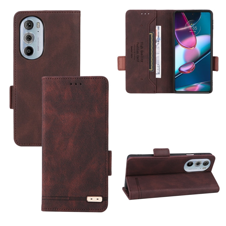 Custodia per telefono in pelle con chiusura magnetica, For vivo Y22s / Y35, For Xiaomi Redmi 10 5G / Note 11E, For Motorola Edge X30 / Edge 30 Pro / Edge+ 2022, For Sharp Aquos Sense 7