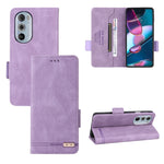 Custodia per telefono in pelle con chiusura magnetica, For vivo Y22s / Y35, For Xiaomi Redmi 10 5G / Note 11E, For Motorola Edge X30 / Edge 30 Pro / Edge+ 2022, For Sharp Aquos Sense 7