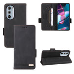 Custodia per telefono in pelle con chiusura magnetica, For vivo Y22s / Y35, For Xiaomi Redmi 10 5G / Note 11E, For Motorola Edge X30 / Edge 30 Pro / Edge+ 2022, For Sharp Aquos Sense 7