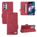 Custodia per telefono in pelle con chiusura magnetica, For vivo Y22s / Y35, For Xiaomi Redmi 10 5G / Note 11E, For Motorola Edge X30 / Edge 30 Pro / Edge+ 2022, For Sharp Aquos Sense 7