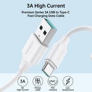 JOYROOM S-UC027A9 Cavo dati di ricarica rapida da USB a USB-C/Type-C 3A, 0.25m, 1m