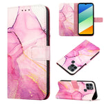 Cassa del telefono di cuoio di vibrazione del modello di marmo PT003, For Infinix Smart 6 Plus/X6823, For T-Mobile Revvl 6 5G, For Oukitel C31, For Xiaomi Poco C40 Global