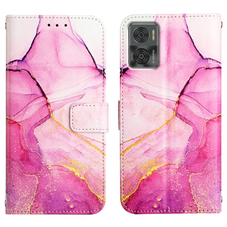 Cassa del telefono di cuoio di vibrazione del modello di marmo PT003, For Motorola Moto E22i 4G/E22 4G, For OPPO A55S 5G/CPH2309 Japan, For OPPO Reno7 A Japan, For T-Mobile Revvl 6 Pro 5G