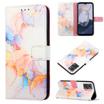 Cassa del telefono di cuoio di vibrazione del modello di marmo PT003, For Motorola Moto E22i 4G/E22 4G, For OPPO A55S 5G/CPH2309 Japan, For OPPO Reno7 A Japan, For T-Mobile Revvl 6 Pro 5G
