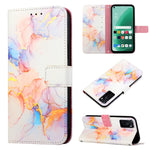 Cassa del telefono di cuoio di vibrazione del modello di marmo PT003, For Motorola Moto E22i 4G/E22 4G, For OPPO A55S 5G/CPH2309 Japan, For OPPO Reno7 A Japan, For T-Mobile Revvl 6 Pro 5G