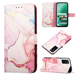 Cassa del telefono di cuoio di vibrazione del modello di marmo PT003, For Motorola Moto E22i 4G/E22 4G, For OPPO A55S 5G/CPH2309 Japan, For OPPO Reno7 A Japan, For T-Mobile Revvl 6 Pro 5G
