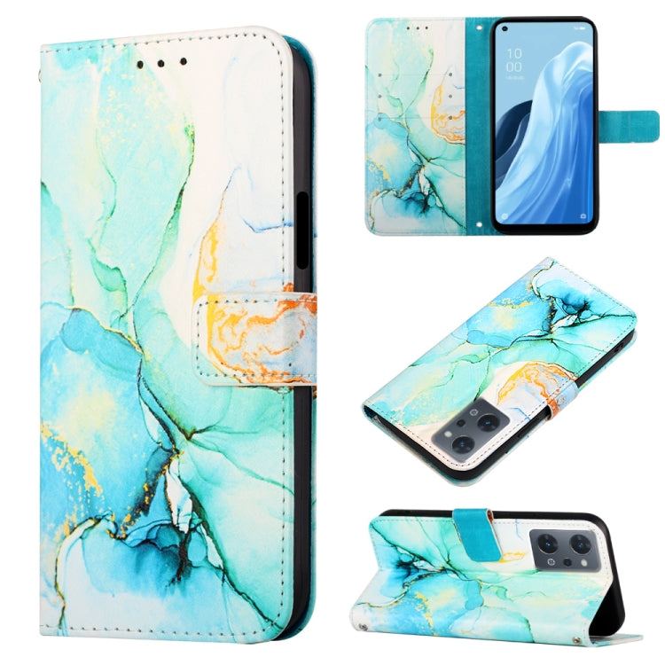 Cassa del telefono di cuoio di vibrazione del modello di marmo PT003, For Motorola Moto E22i 4G/E22 4G, For OPPO A55S 5G/CPH2309 Japan, For OPPO Reno7 A Japan, For T-Mobile Revvl 6 Pro 5G