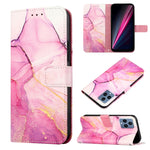Cassa del telefono di cuoio di vibrazione del modello di marmo PT003, For Infinix Smart 6 Plus/X6823, For T-Mobile Revvl 6 5G, For Oukitel C31, For Xiaomi Poco C40 Global