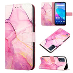 Cassa del telefono di cuoio di vibrazione del modello di marmo PT003, For Infinix Smart 6 Plus/X6823, For T-Mobile Revvl 6 5G, For Oukitel C31, For Xiaomi Poco C40 Global