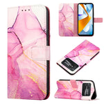 Cassa del telefono di cuoio di vibrazione del modello di marmo PT003, For Infinix Smart 6 Plus/X6823, For T-Mobile Revvl 6 5G, For Oukitel C31, For Xiaomi Poco C40 Global