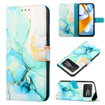 Cassa del telefono di cuoio di vibrazione del modello di marmo PT003, For Infinix Smart 6 Plus/X6823, For T-Mobile Revvl 6 5G, For Oukitel C31, For Xiaomi Poco C40 Global