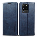 Custodia per telefono in pelle antifurto LC.IMEEKE RFID, For Samsung Galaxy S20 Ultra, For Samsung Galaxy S21 Ultra 5G