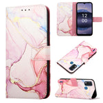 Cassa del telefono di cuoio di vibrazione del modello di marmo PT003, For Nokia C200, For Nokia G11 Plus, For Nokia G60 5G, For Nokia G100
