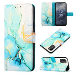 Cassa del telefono di cuoio di vibrazione del modello di marmo PT003, For Nokia C200, For Nokia G11 Plus, For Nokia G60 5G, For Nokia G100