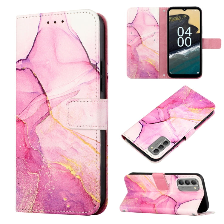 Cassa del telefono di cuoio di vibrazione del modello di marmo PT003, For Nokia G400, For TCL 30 5G/30+ 5G, For TCL 30T T603DL, For TCL 30 V 5G T781S/30 XE 5G