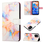Cassa del telefono di cuoio di vibrazione del modello di marmo PT003, For UMIDIGI A13/A13 Pro/A13S, For UMIDIGI C1, For UMIDIGI F3 4G/F3 5G/F3 SE/F3S, For UMIDIGI G1