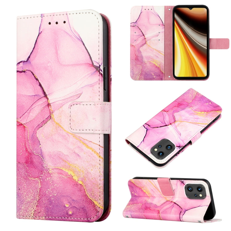 Cassa del telefono di cuoio di vibrazione del modello di marmo PT003, For UMIDIGI Power 7 Max, For UMIDIGI Power 7/Power 7S, For ZTE Axon 40 Pro, For ZTE Axon 40 Ultra