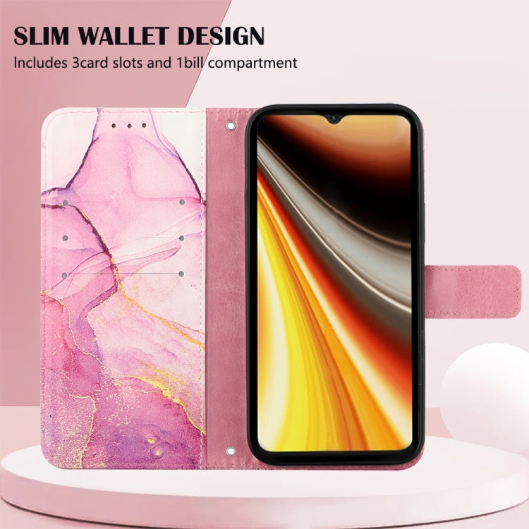 Cassa del telefono di cuoio di vibrazione del modello di marmo PT003, For UMIDIGI Power 7 Max, For UMIDIGI Power 7/Power 7S, For ZTE Axon 40 Pro, For ZTE Axon 40 Ultra