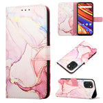 Cassa del telefono di cuoio di vibrazione del modello di marmo PT003, For UMIDIGI Power 7 Max, For UMIDIGI Power 7/Power 7S, For ZTE Axon 40 Pro, For ZTE Axon 40 Ultra