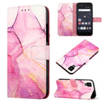 Cassa del telefono di cuoio di vibrazione del modello di marmo PT003, For ZTE Nubia Z40S Pro, For Fujitsu Arrows Be F-04K, For Fujitsu Arrows Be F-05J, For Fujitsu Arrows NX F-01J