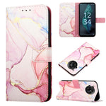 Cassa del telefono di cuoio di vibrazione del modello di marmo PT003, For Fujitsu Arrows NX F-01K, For Sharp Aquos R7/Aquos P7, For Sharp Aquos V6/V6 Plus, For Sharp Aquos Sense7 Plus