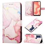 Cassa del telefono di cuoio di vibrazione del modello di marmo PT003, For Fujitsu Arrows NX F-01K, For Sharp Aquos R7/Aquos P7, For Sharp Aquos V6/V6 Plus, For Sharp Aquos Sense7 Plus