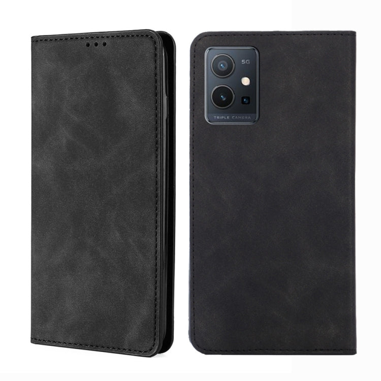 Custodia per telefono in pelle con vibrazione magnetica Skin Feel, For OPPO A57s 4G / A57e 4G, For OPPO K10 5G Global, For vivo Y52t, For OnePlus Nord N20 SE 4G