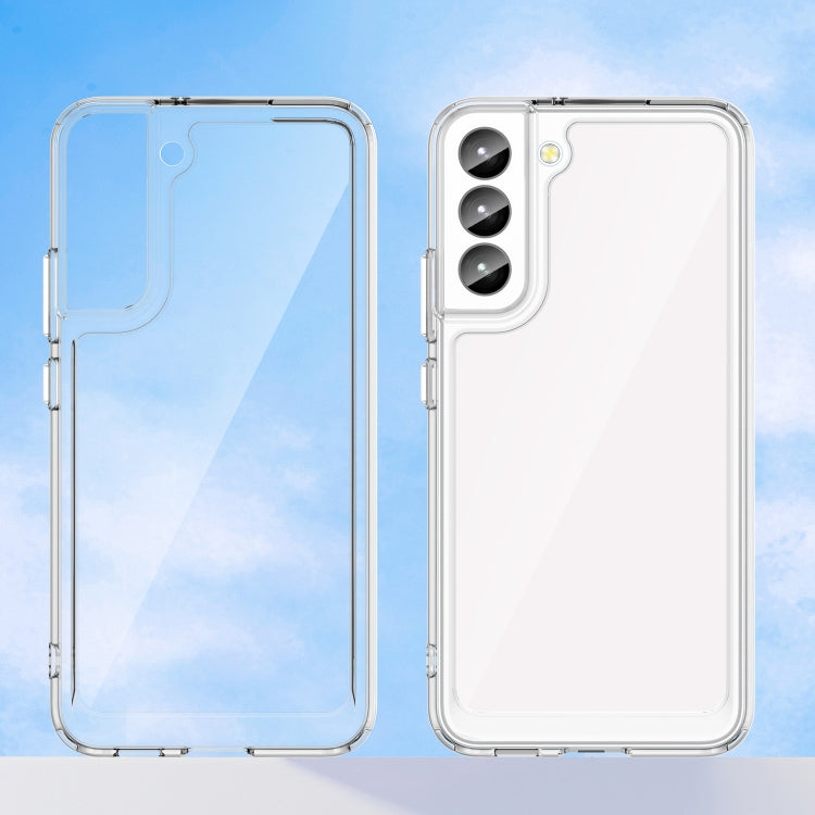 Custodia per telefono in acrilico + TPU serie colorata, For Samsung Galaxy S23 5G, For Samsung Galaxy S23+ 5G, For Samsung Galaxy S23 Ultra 5G