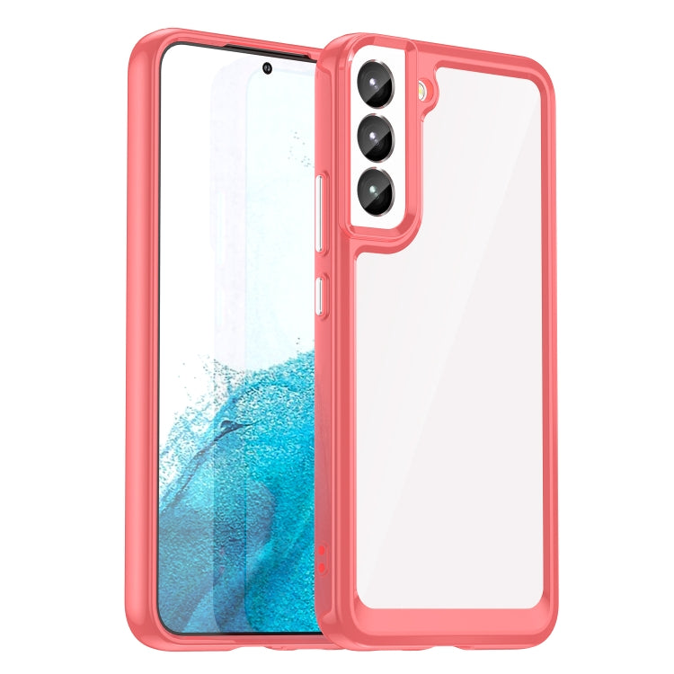 Custodia per telefono in acrilico + TPU serie colorata, For Samsung Galaxy S23 5G, For Samsung Galaxy S23+ 5G, For Samsung Galaxy S23 Ultra 5G