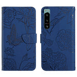 HT03 Cassa del telefono di cuoio di vibrazione impressa farfalla di sensibilità della pelle, For Sony Xperia 5 IV, For vivo X80 Lite/V25 5G, For Honor 70 Pro/70 Pro+, For Motorola Edge 30 Ultra/Moto X30 Pro