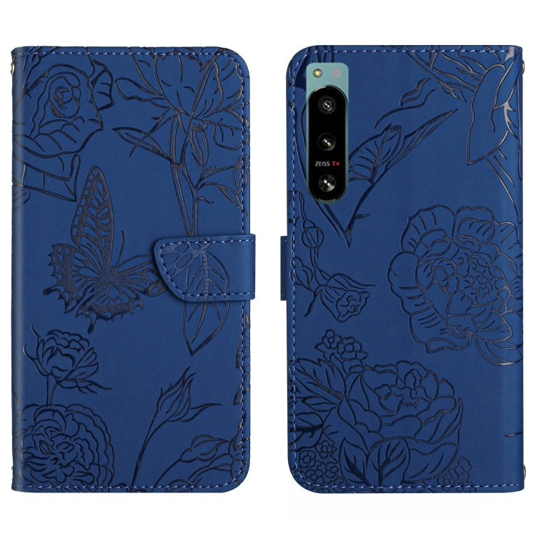 HT03 Cassa del telefono di cuoio di vibrazione impressa farfalla di sensibilità della pelle, For Sony Xperia 5 IV, For vivo X80 Lite/V25 5G, For Honor 70 Pro/70 Pro+, For Motorola Edge 30 Ultra/Moto X30 Pro