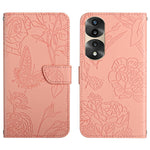 HT03 Cassa del telefono di cuoio di vibrazione impressa farfalla di sensibilità della pelle, For Sony Xperia 5 IV, For vivo X80 Lite/V25 5G, For Honor 70 Pro/70 Pro+, For Motorola Edge 30 Ultra/Moto X30 Pro