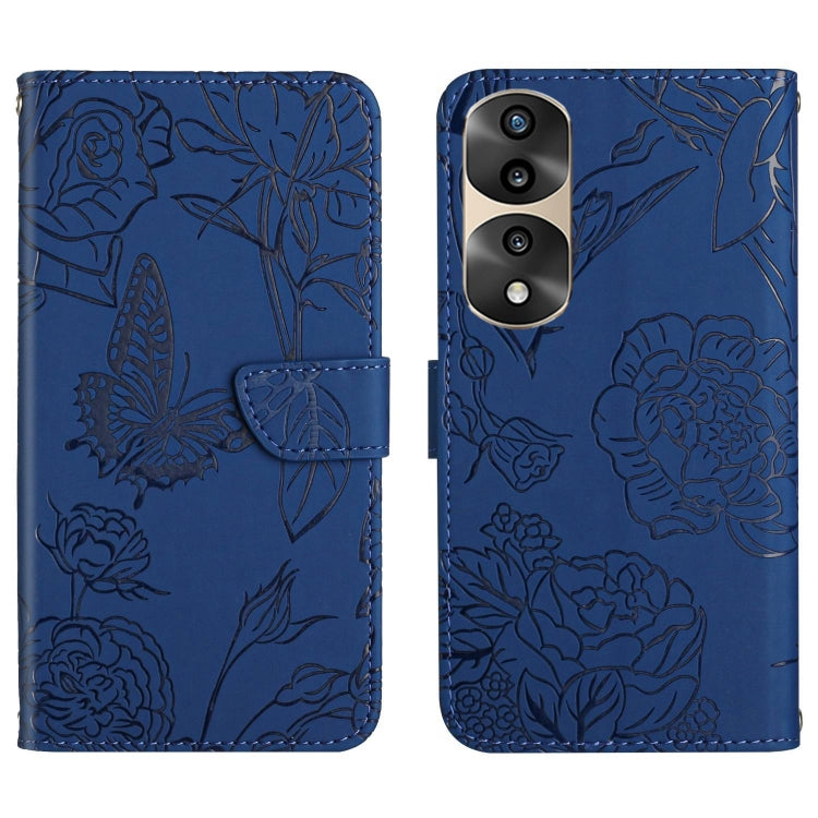HT03 Cassa del telefono di cuoio di vibrazione impressa farfalla di sensibilità della pelle, For Sony Xperia 5 IV, For vivo X80 Lite/V25 5G, For Honor 70 Pro/70 Pro+, For Motorola Edge 30 Ultra/Moto X30 Pro