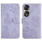 HT03 Cassa del telefono di cuoio di vibrazione impressa farfalla di sensibilità della pelle, For Sony Xperia 5 IV, For vivo X80 Lite/V25 5G, For Honor 70 Pro/70 Pro+, For Motorola Edge 30 Ultra/Moto X30 Pro