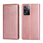 Custodia per telefono in pelle magnetica tinta unita lucida olio, For OPPO A57s 4G / A57e 4G, For OPPO K10 5G Global, For vivo Y52t
