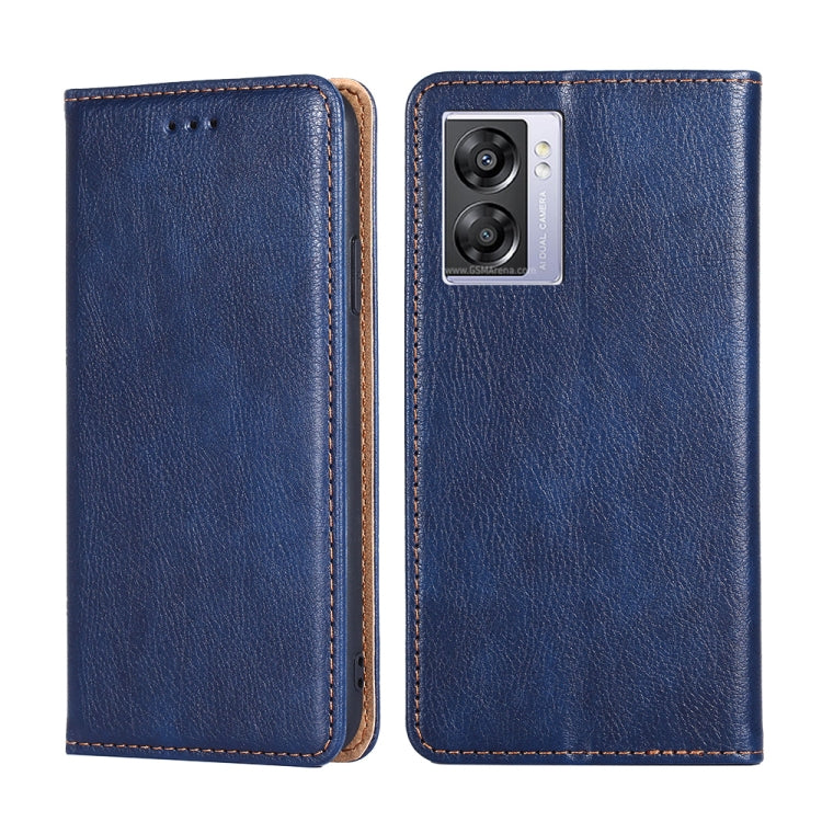 Custodia per telefono in pelle magnetica tinta unita lucida olio, For OPPO A57s 4G / A57e 4G, For OPPO K10 5G Global, For vivo Y52t