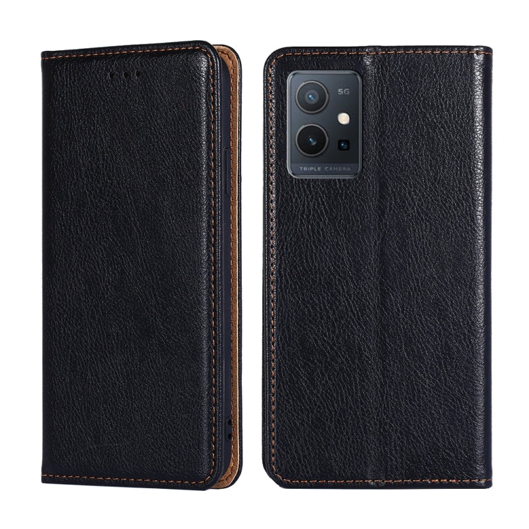 Custodia per telefono in pelle magnetica tinta unita lucida olio, For OPPO A57s 4G / A57e 4G, For OPPO K10 5G Global, For vivo Y52t