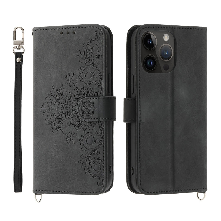 Custodia per telefono in pelle con portafoglio in rilievo con fiori al tatto, For iPhone 13 Pro Max, For iPhone 13 Pro, For iPhone 13, For iPhone 13 mini