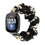 Cinturino universale in tessuto con anello per capelli, For Fitbit Versa 4 / Sense 2