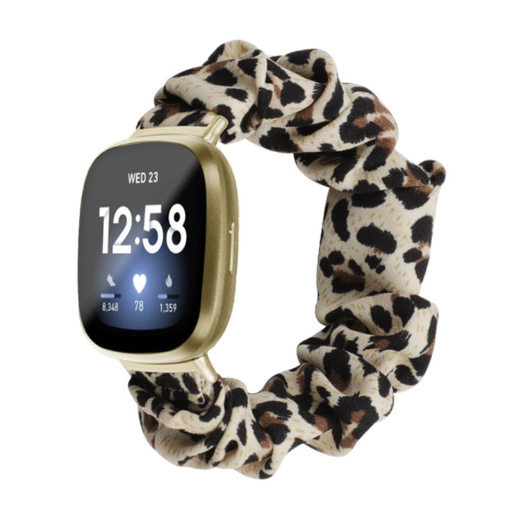 Cinturino universale in tessuto con anello per capelli, For Fitbit Versa 4 / Sense 2