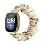 Cinturino universale in tessuto con anello per capelli, For Fitbit Versa 4 / Sense 2